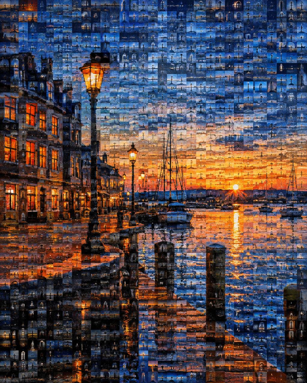 The Harbour at Dusk